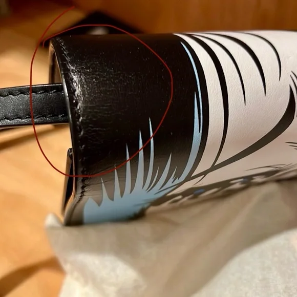 Moschino Graphic Black and Red Crossbody Bag - Picture 10 of 12